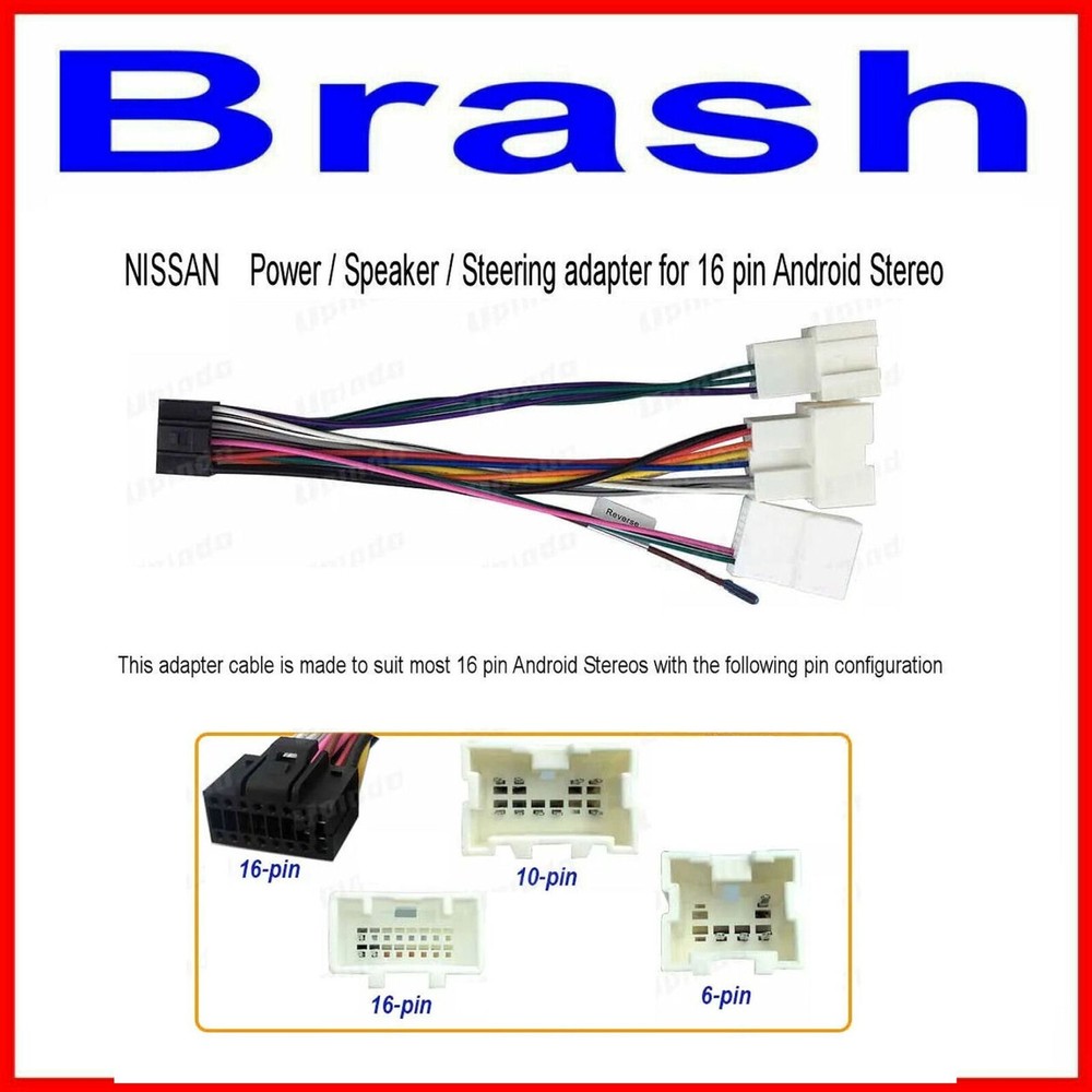 for X-TRAIL 2001-2007  POWER STEERING ANTENNA CABLING FOR ANDROID HEAD UNIT