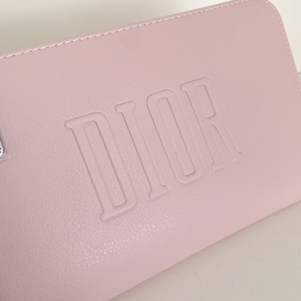 Dior Pink Zippy Cosmetic Pouch