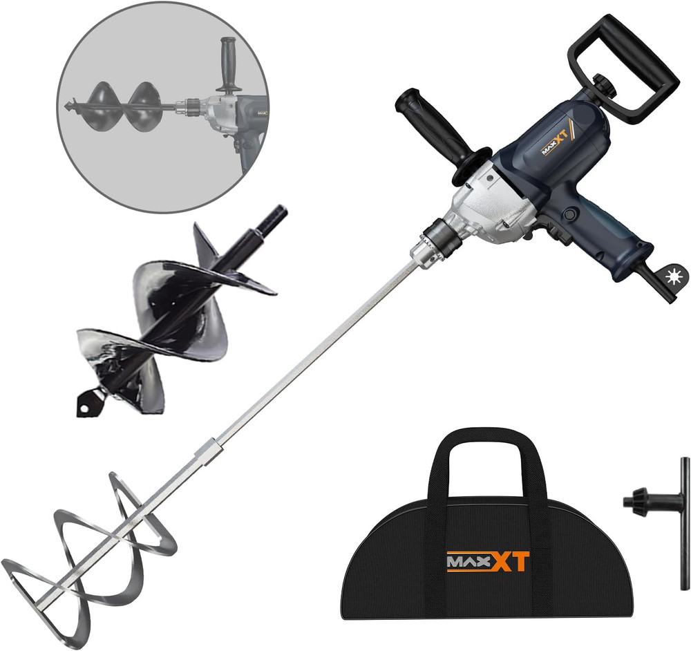 Concrete Mixer,9A Handheld Cement Mixer,Drill Mixer with Spade Handle for Drilli