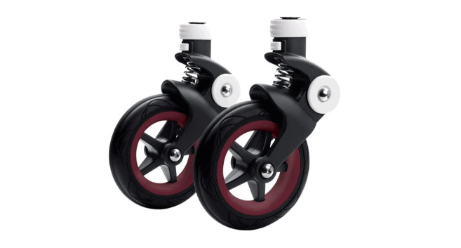 Bugaboo Bee5 Wheel Caps, Dark Red
