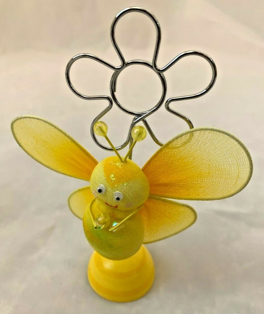 Yellow 5" Bug Paper Clip Document Holder