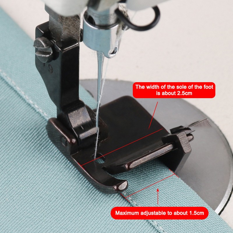 T9 Adjustable Multifunctional Presser Foot Hemming Folded Rolling Edge Guide