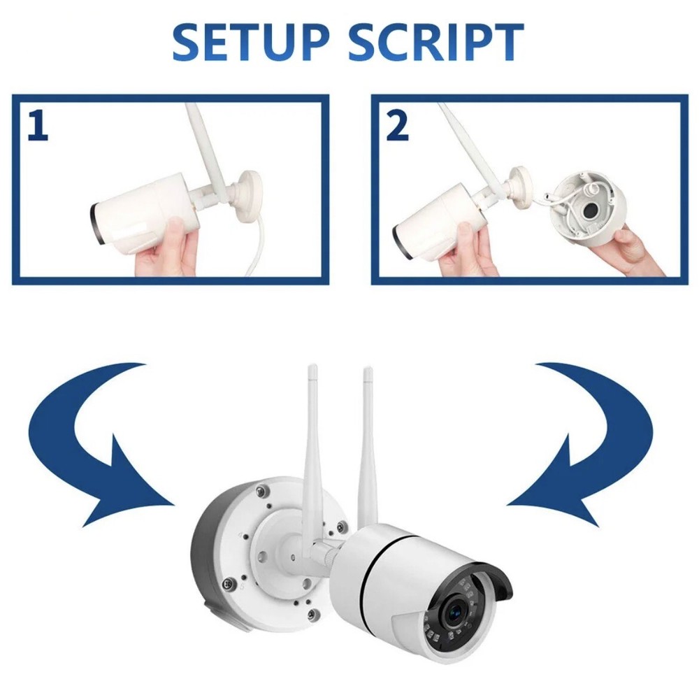 Camera Junction Box Mount Bracket for Security Cameras - 5 Pack