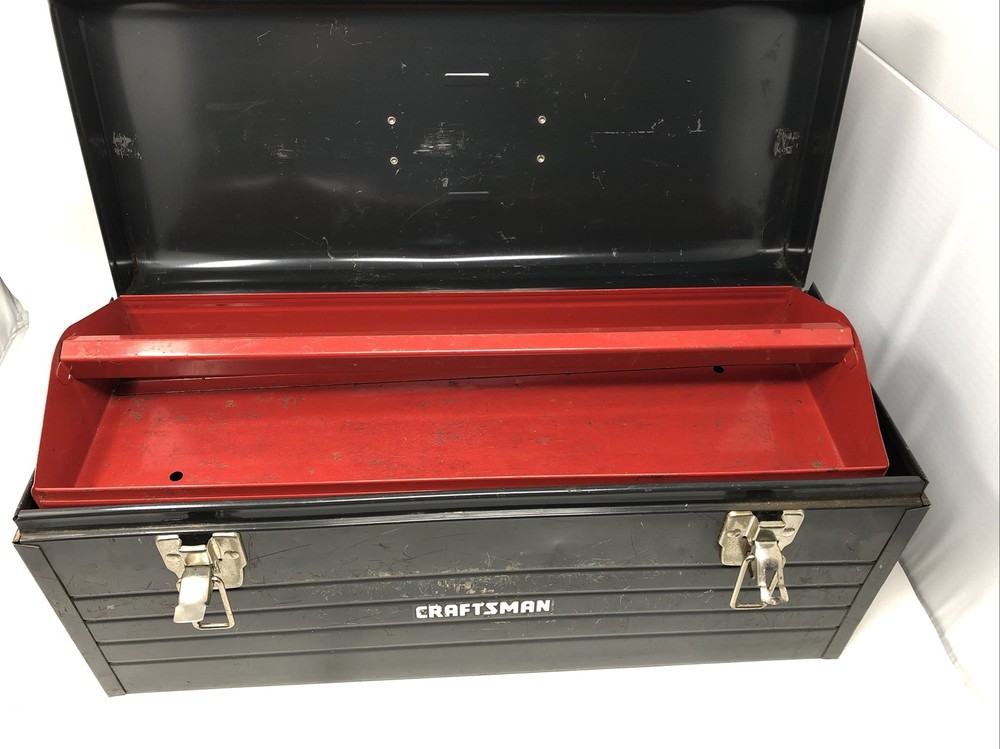 Vintage Craftsman Toolbox Red Pull Out Tray 20”x8”x9”