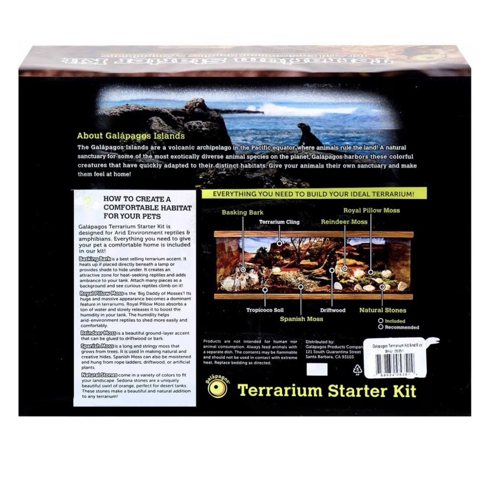 Galapagos Terrarium Starter Kit, Arid