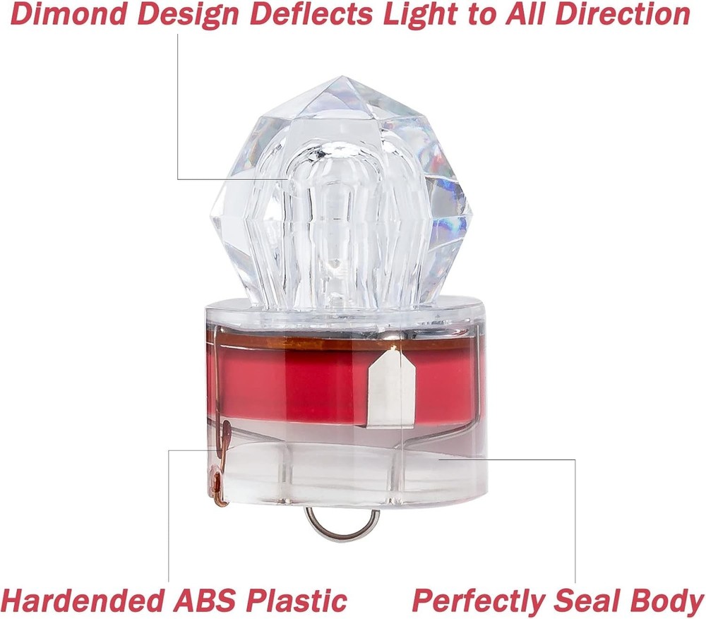 Ultimate 5 Pack LED Fishing Lights - Efficient & Effective Deep Drop Lures