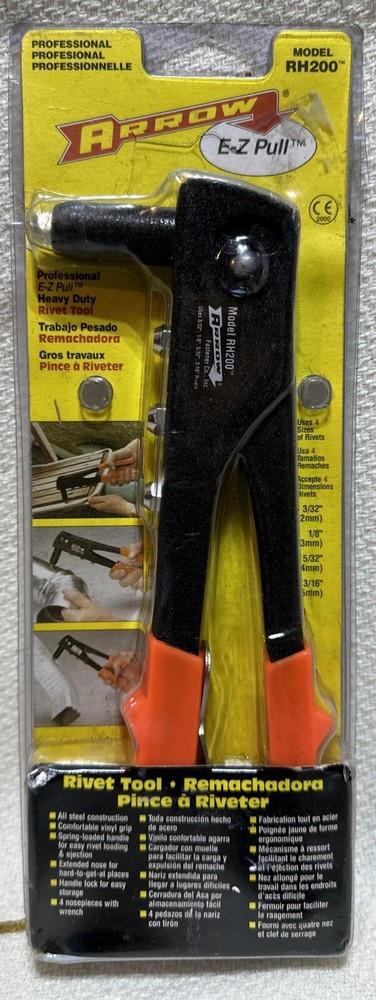 Arrow E-Z Pull Riveter Rivet Tool ~ Model RH200 ~ New In Package((A-1))