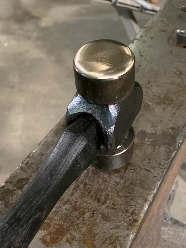 Rounding Hammer 2.5 LB Blacksmith's Iron Hammer