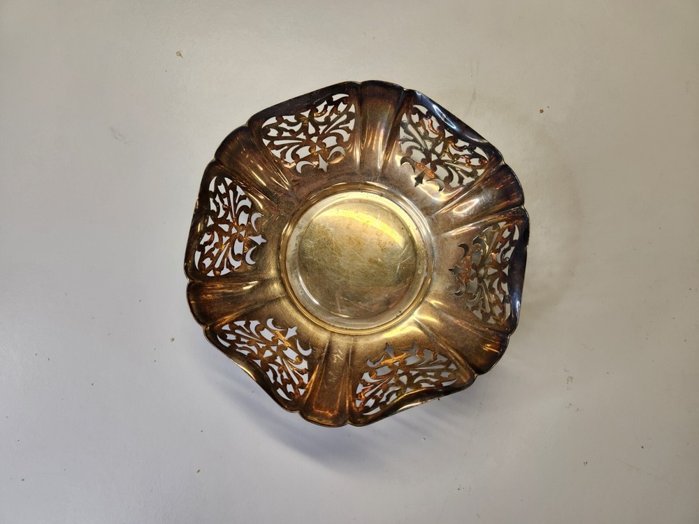 Birks Silver Plate Pierced Bowl