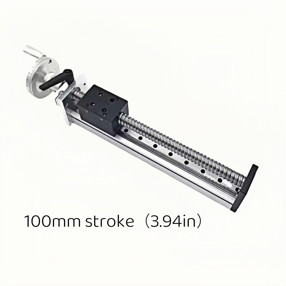 Linear Rail Slide Table System Ball Screw 1605 88 lbs Load Handwheel 3D printers