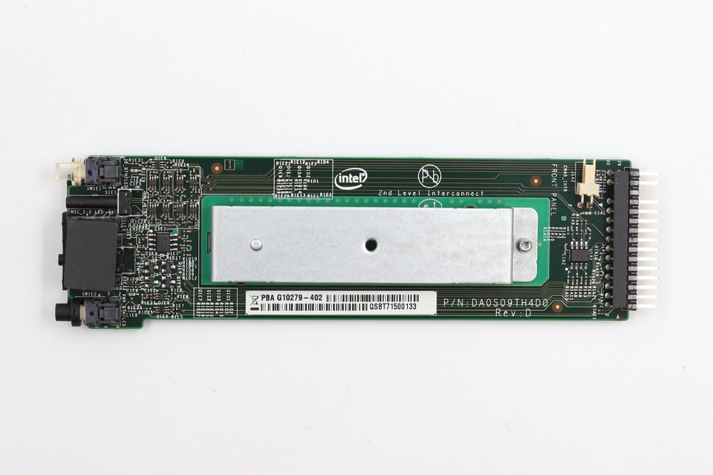 Intel FXXFPANEL LED Switch Front Control Panel P/N: G10279-402 Tested Working