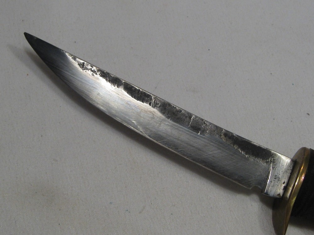 Custom Handmade Fixed Blade Knife w/ Sheath. #32