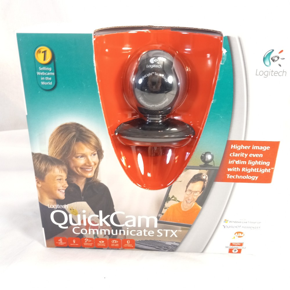 Logitech Quickcam Communicate STX Plus Webcam Camera NEW and SEALED