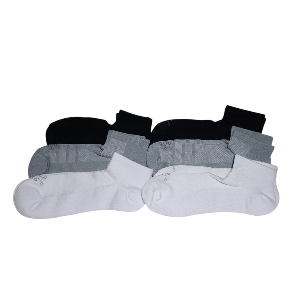 2 Pack Tommie Copper 6 Pack SnugStay Compression Socks - Basic Medium Ankle