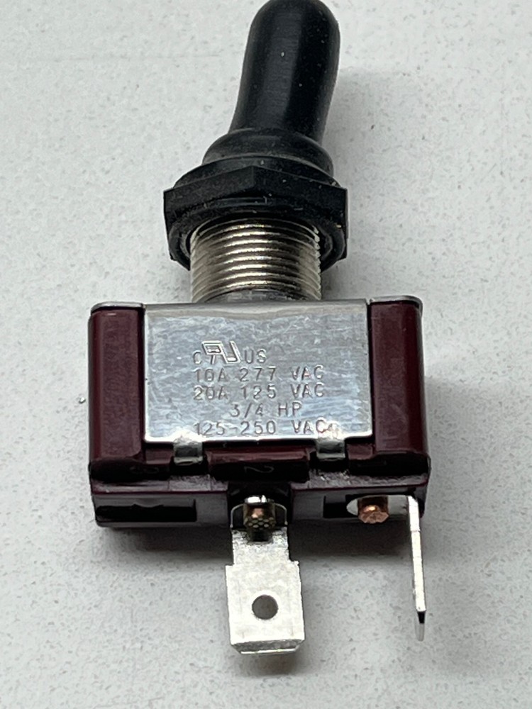 PAIR OF EATON MOMENTARY TOGGLE SWITCHS