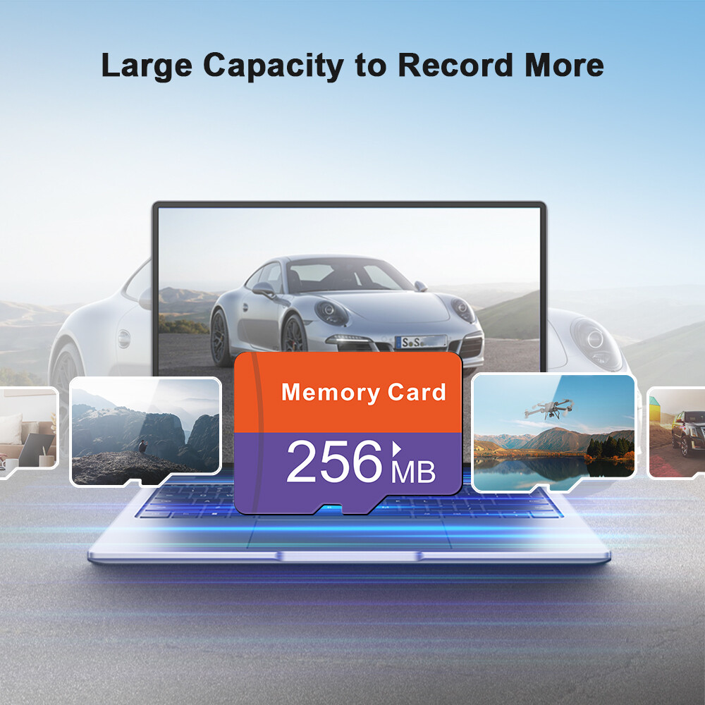 Micro SD Card Flash Memory Card 256MB LOT