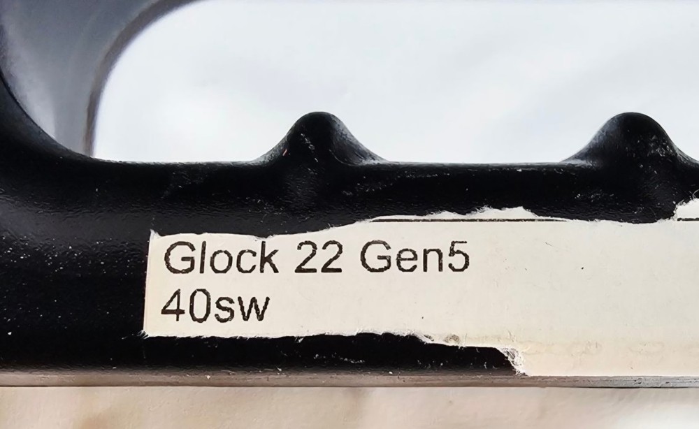 OEM Glock Model 22 Gen5 40SW Black Hardshell Case With Foam Padding & Cable Lock