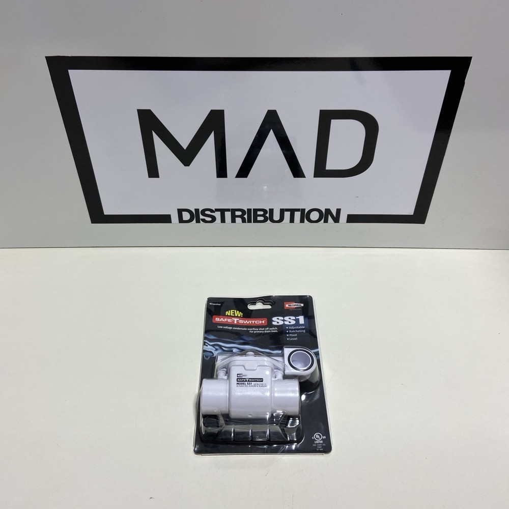 Safe-T Low Voltage Condensate Shut-Off Switch For Primary Drain Line SS1