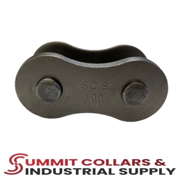 #100 Roller Chain Connecting Link, cottered (QTY 10) Great Quality!