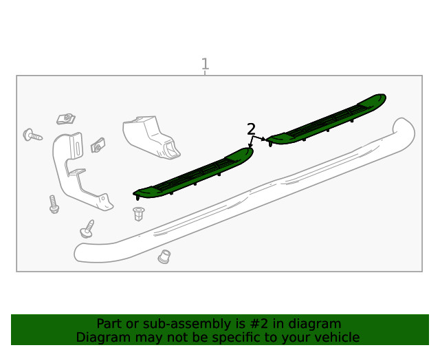 Genuine GM Driver Side Assist Step Pad 84208297