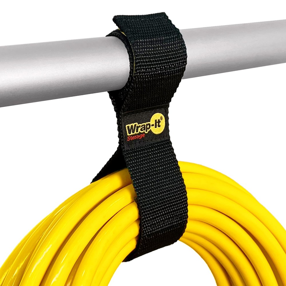 Wrap-It Twin-Straps 12 Hook  Loop Cable  Hose Wraps, 6-Pack