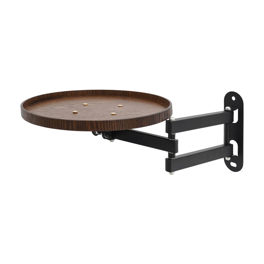 Wall Mounted Folding Table, Foldable Wall Table, Round Foldable Wall Table