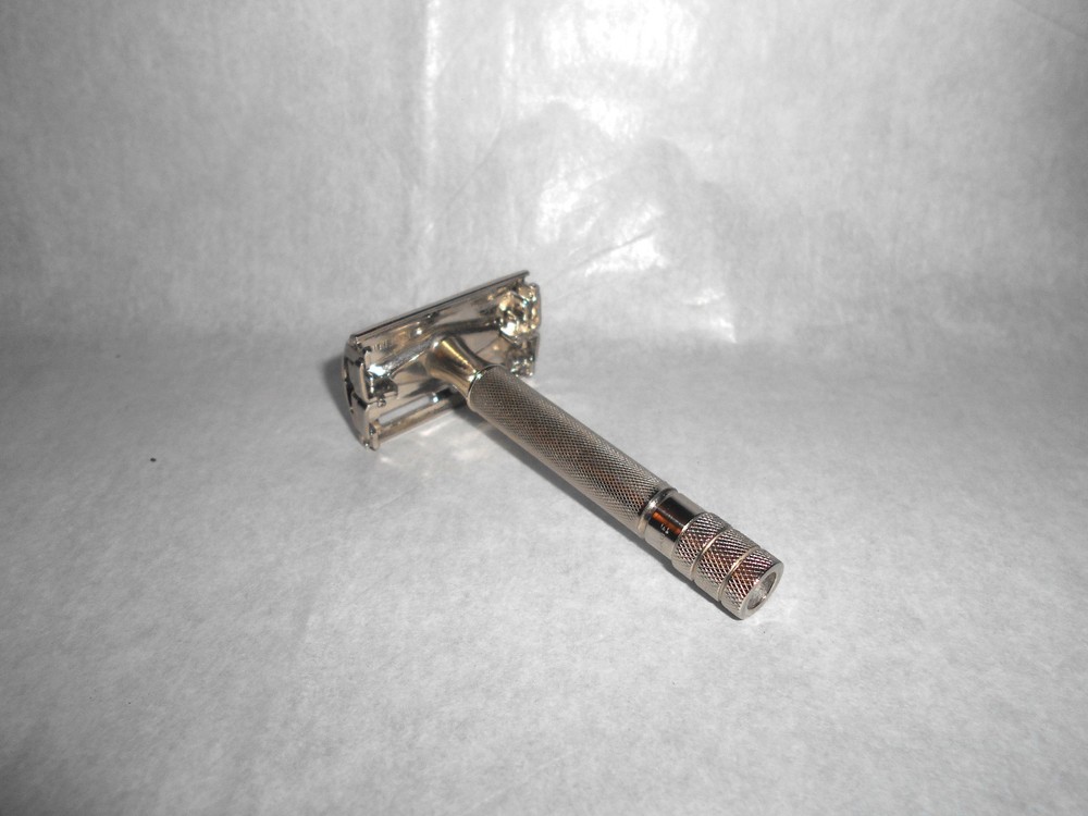 Gillette Ranger Tech 1941 DE TTO Refurbished Replated Nickle 2