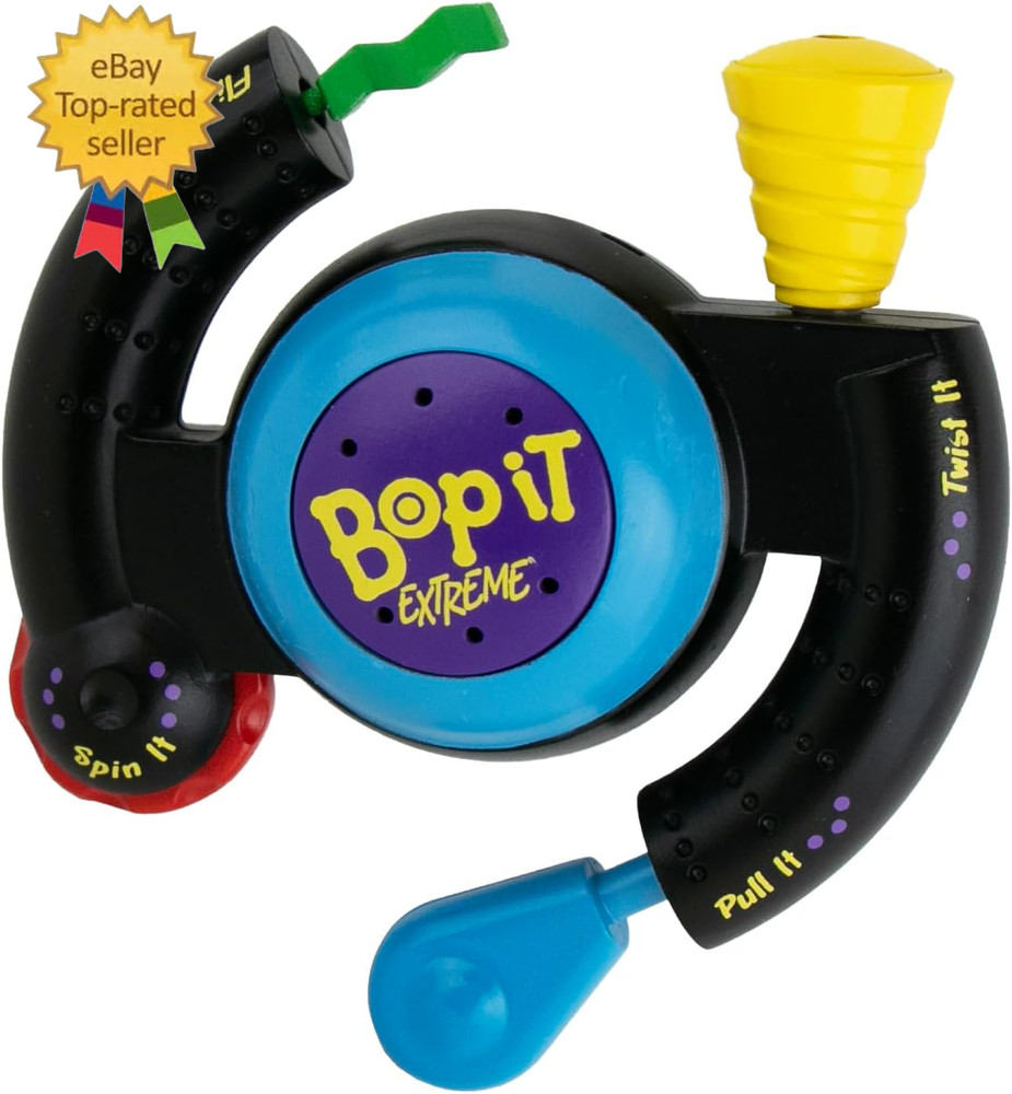 Compact Bop It Extreme - 4" (1 Pc.)  Fully Functional Palm-Sized Electronic Game