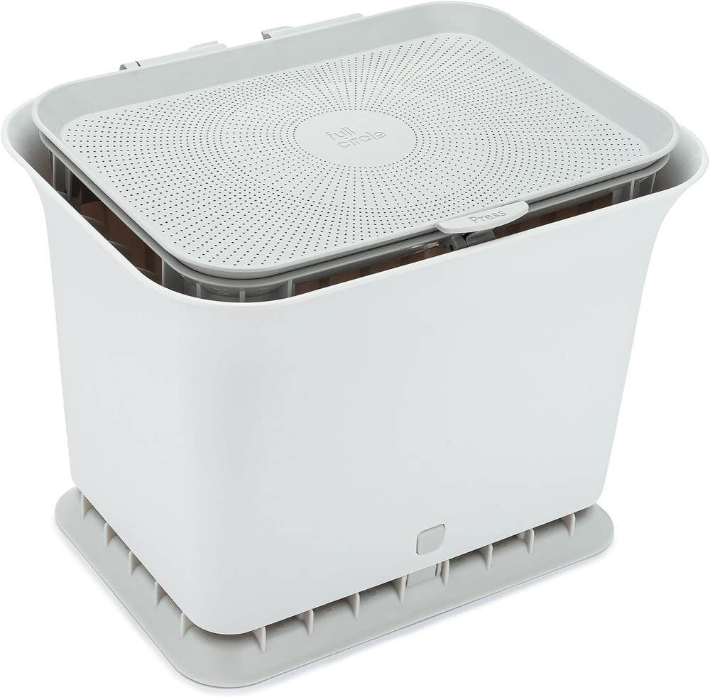 Fresh Air Kitchen Compost Bin – Odor-Reducing Countertop Compost Container with