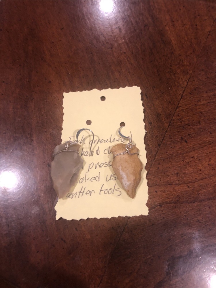 Pair Of Arrowhead Earrings