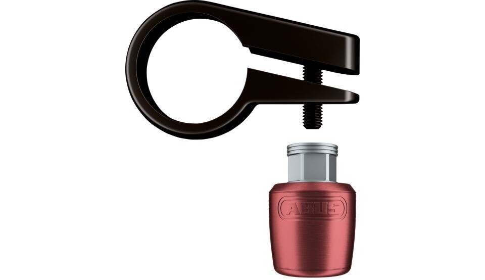 Abus Saddle-Post Lock Nutfix Seatpost Clamp-Lock 28.6 diameter Red