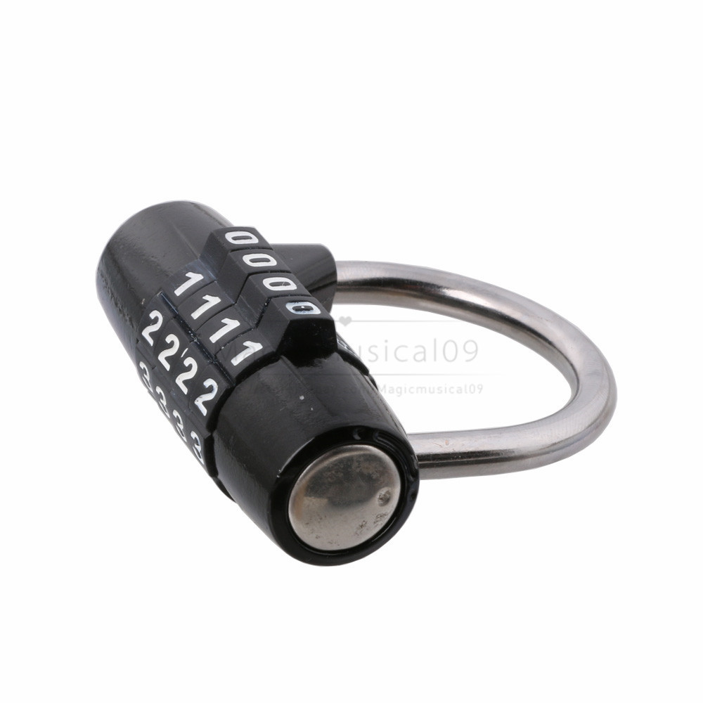 4 Digit Number Secure Combination Lock Password Gym Padlock