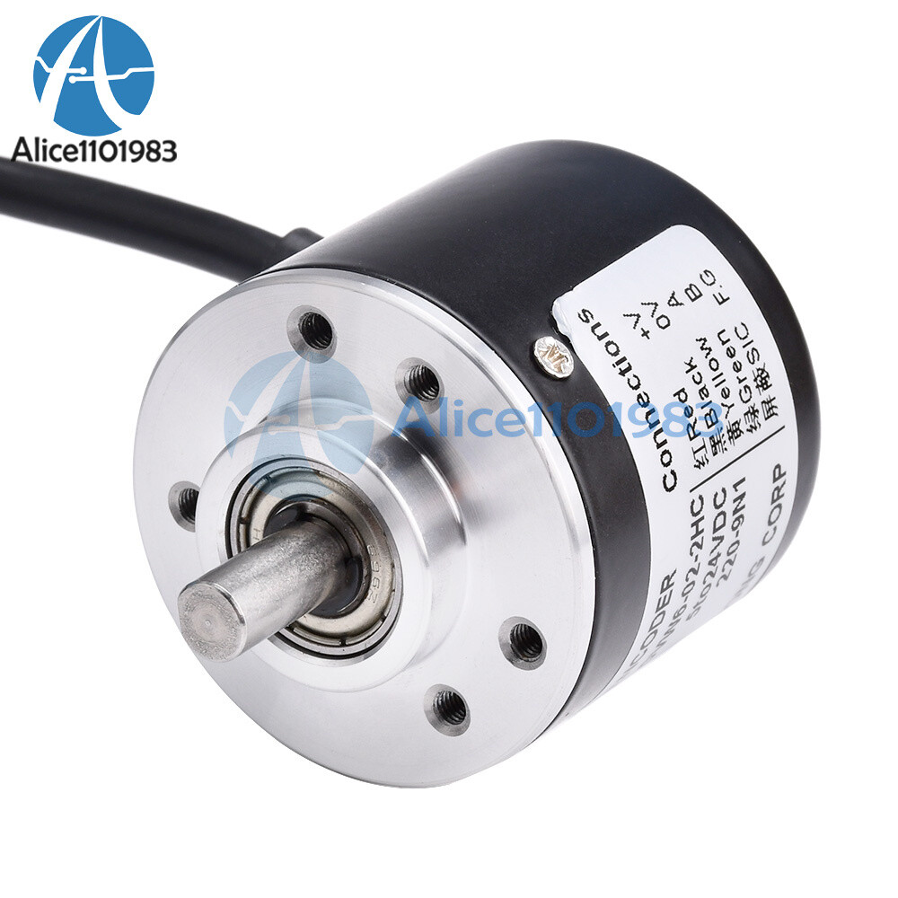 Incremental Rotary Encoder DC5-24V 100-1000P/R Photoelectric AB Two Phases