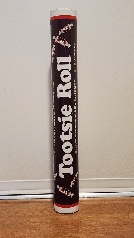 Empty Tootsie Roll Tube Bank - 24" Long, No Candy