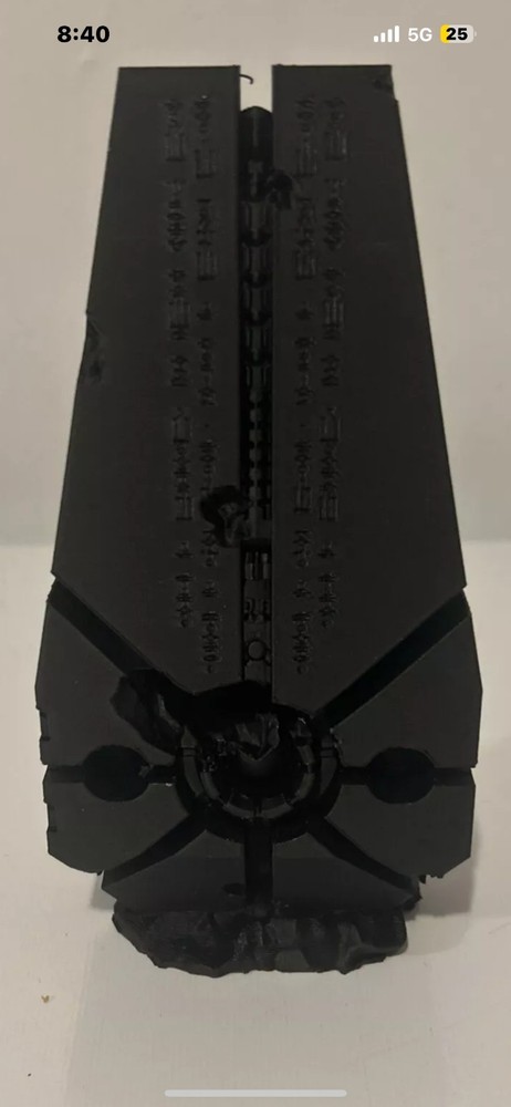 Warhammer 40K Terrain Scenery Piece Black Monolith Unpainted