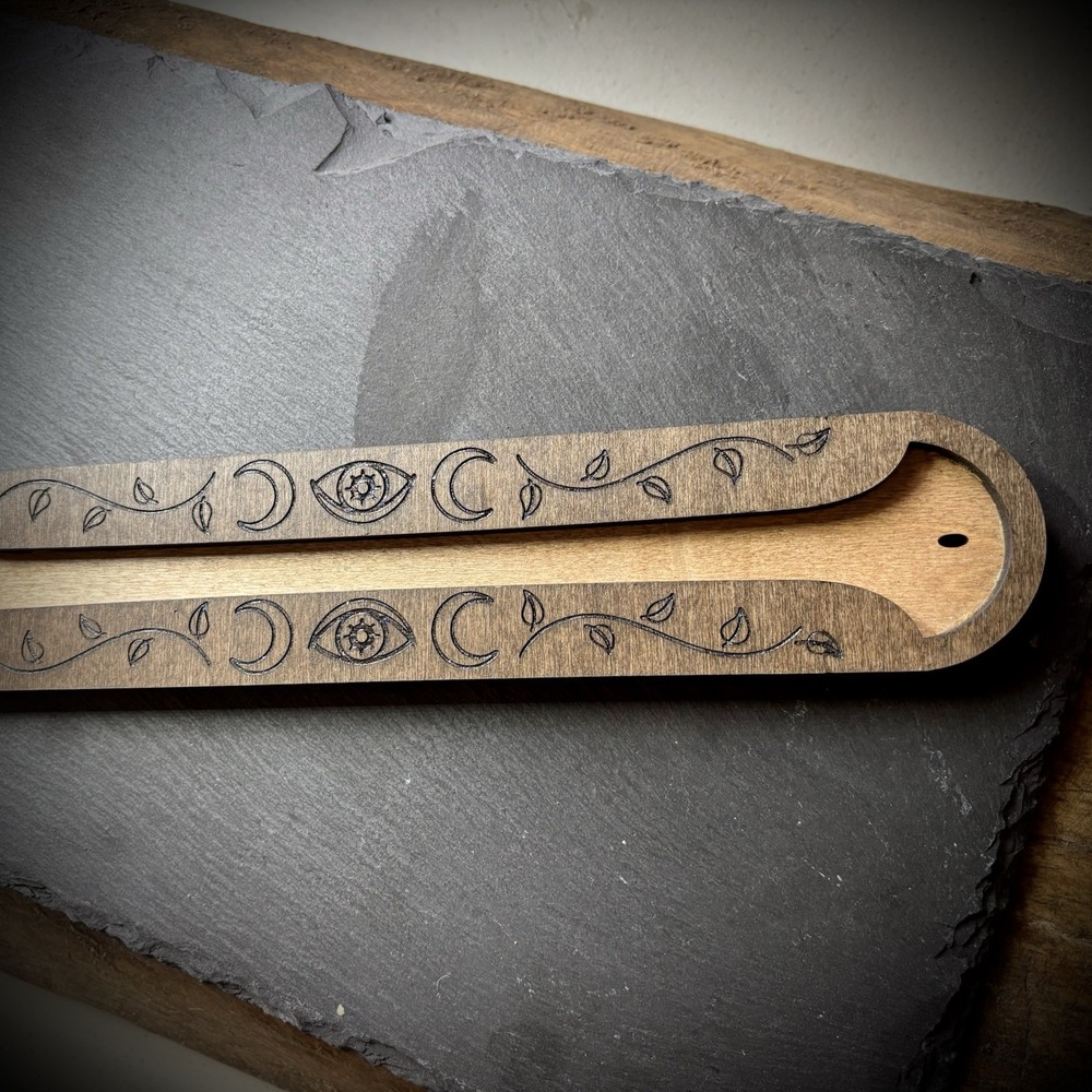 Hand-Crafted Evil Eye Boat Style Incense Burner