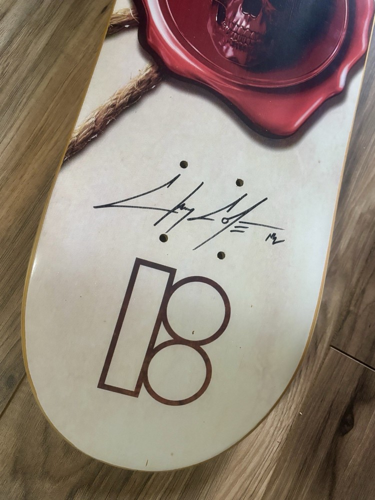 Chris Cole Zero Skateboard Deck Autographed Rare Hotwax