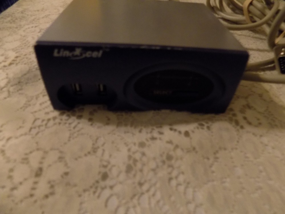 Lin X Cel 4 Port USB Switch Interface US-126A With Cables, Works