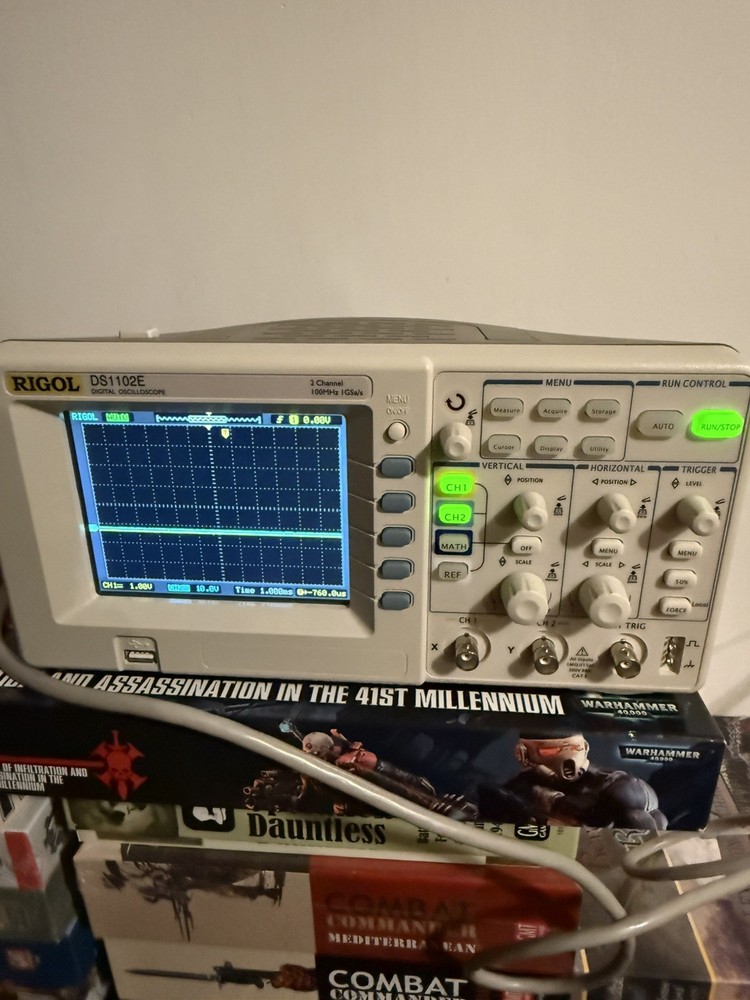 RIGOL DS1102E Oscilloscope 2 Channel 50 MHz - White