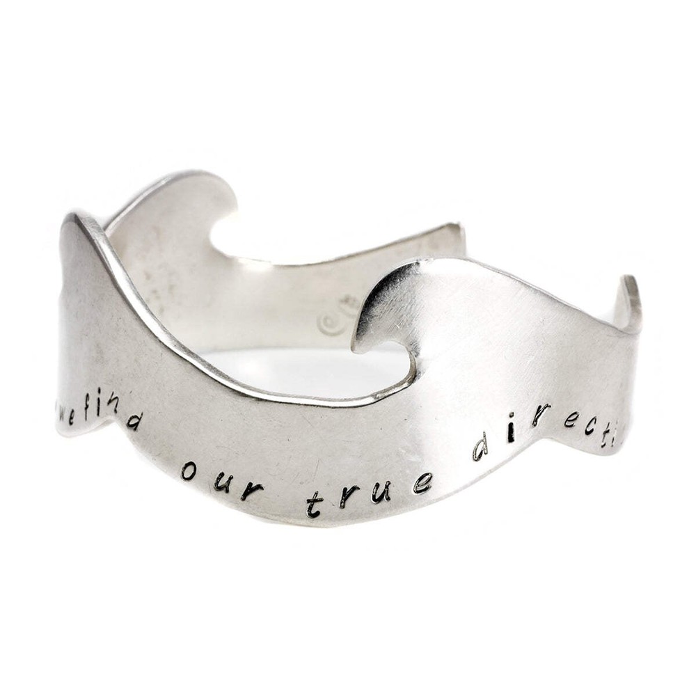 Silver Wave Bangle