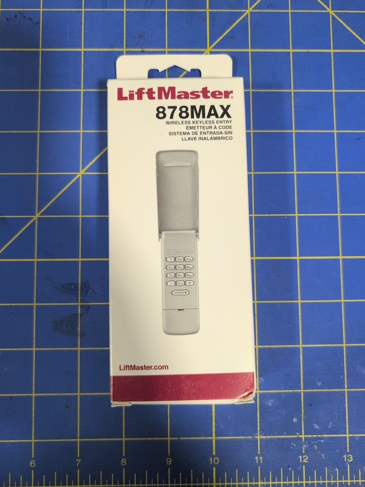 LiftMaster 878MAX Garage Door Keypad Wireless and Keyless Entry System