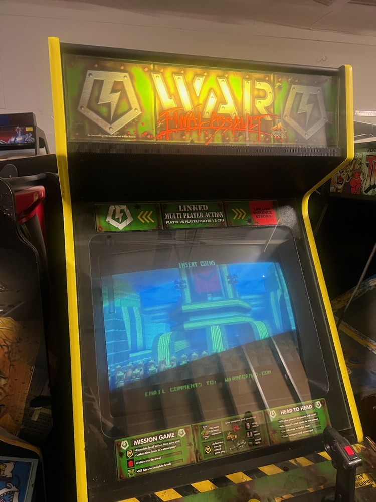 WAR FINAL ASSAULT ARCADE MACHINE by ATARI 1999 (Excellent Condition) *RARE*