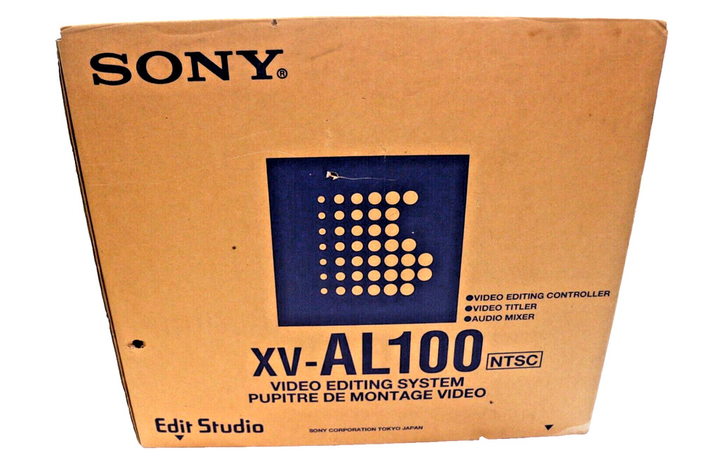 Sony Edit Studio XV-AL100 (NTSC) Video Editing System in Box