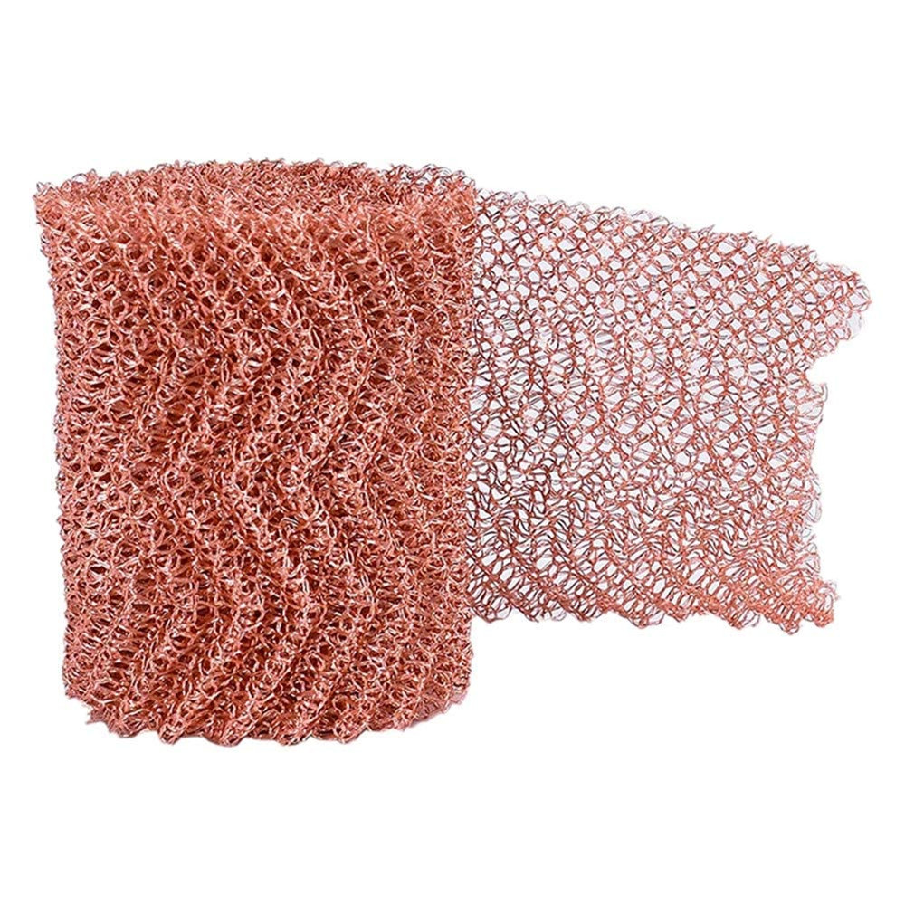 Copper Mesh Roll Sturdy 4 X 40 Pure Copper Stuff-Fit Wire Mesh for Gap Copper...
