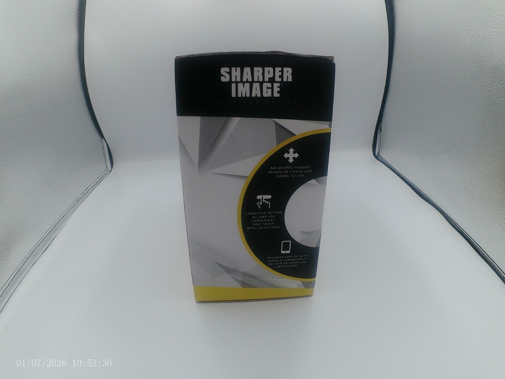 Sharper Image Smartphone 360 Virtual Reality Headset, Platinum Series w Control