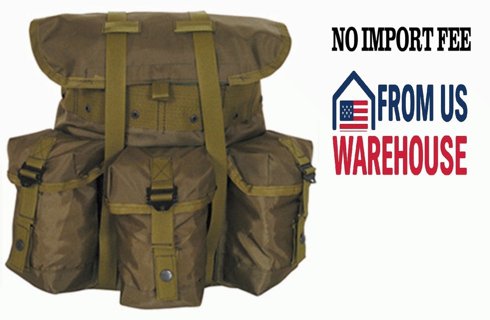 Olive Drab Mini US Army Style ALICE Pack Backpack