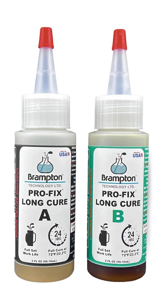 Brampton PRO-FIX Long Cure Golf Epoxy - Full Set Work Life - Extra Strength -...