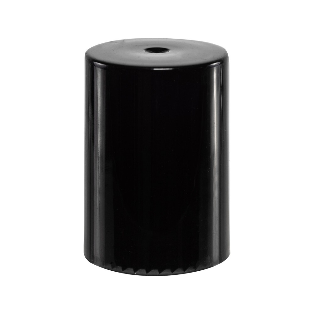 6 Refillable 10ML. Roll on Kit, Glass Container with Plastic Roller Ball Black