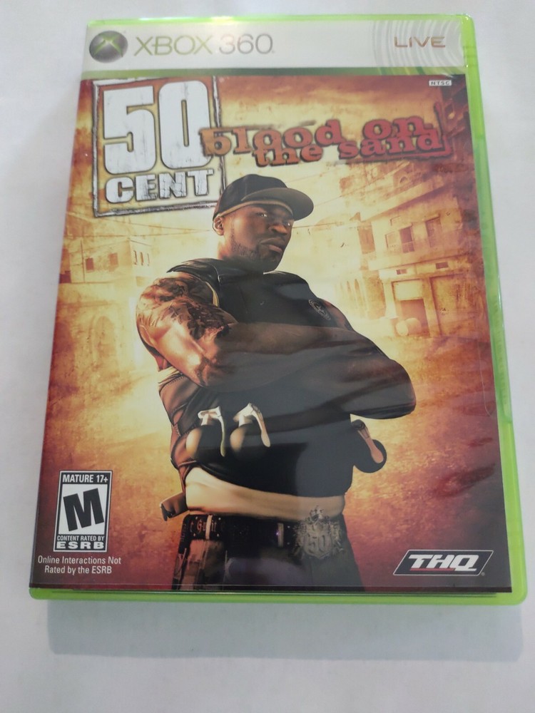 Authentic replacement case for 50 Cent: Blood on the Sand Xbox 360 Case Only