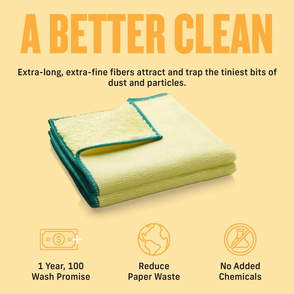 E-Cloth High Performance Dusting Cloth - Microfiber Dusters for Cleaning, Sup...